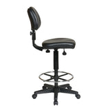 OS Home and Office Sculptured Vinyl Drafting Chair