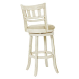 The Gray Barn McNiven 30-inch Swivel Stool with Slatted Back
