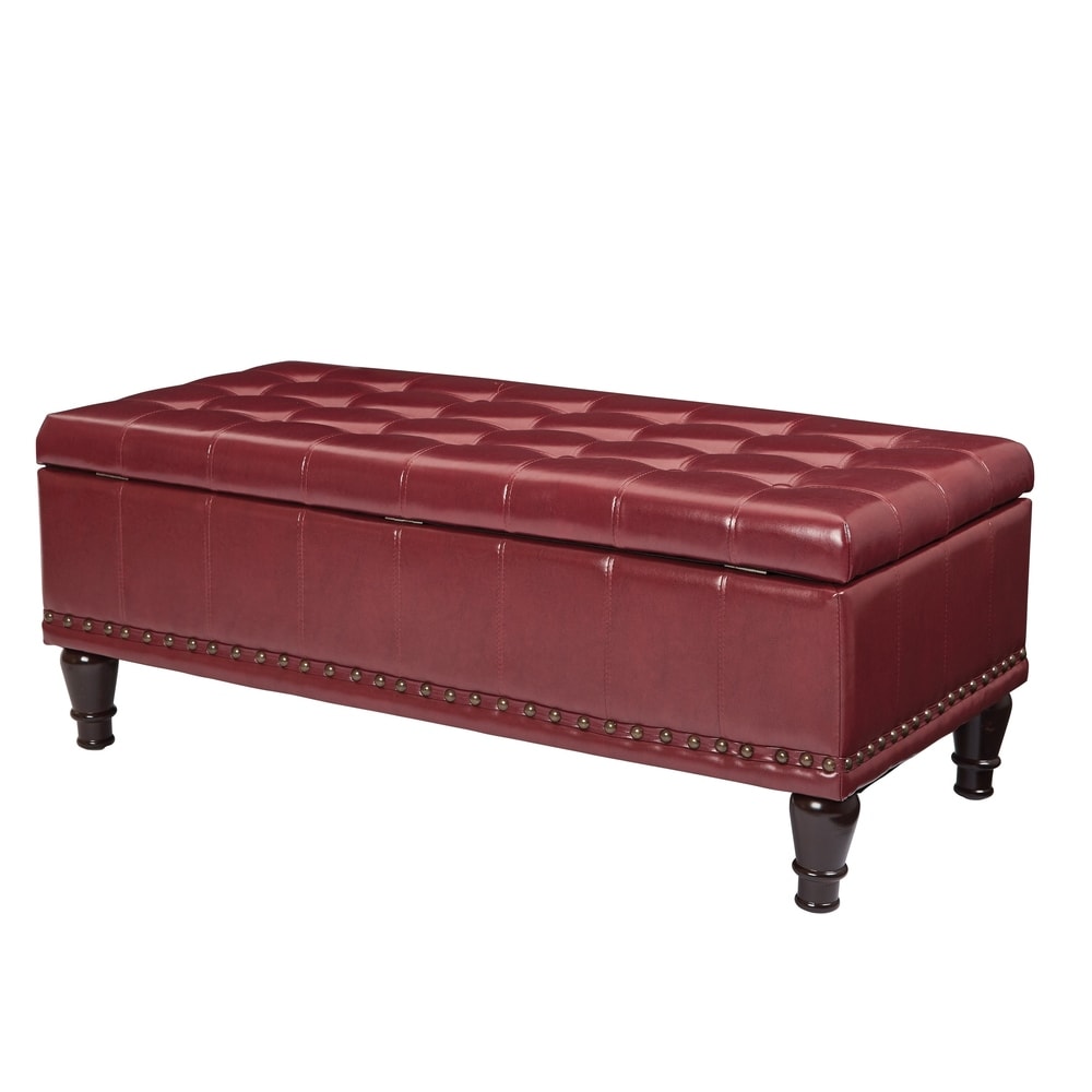 OSP Home Furnishings Caldwell Storage Ottoman