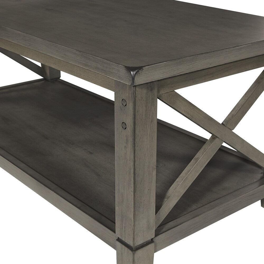 Hillsboro Coffee Table in Grey Wash