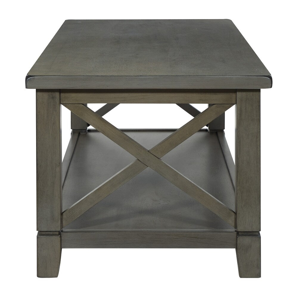 Hillsboro Coffee Table in Grey Wash