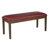 Langston Bench with Antique Bronze Nail Heads
