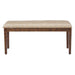 Langston Bench with Antique Bronze Nail Heads