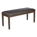 Langston Bench with Antique Bronze Nail Heads