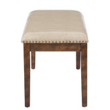 Langston Bench with Antique Bronze Nail Heads