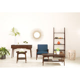 Mid Century Copenhagen Console Table in Walnut Finish