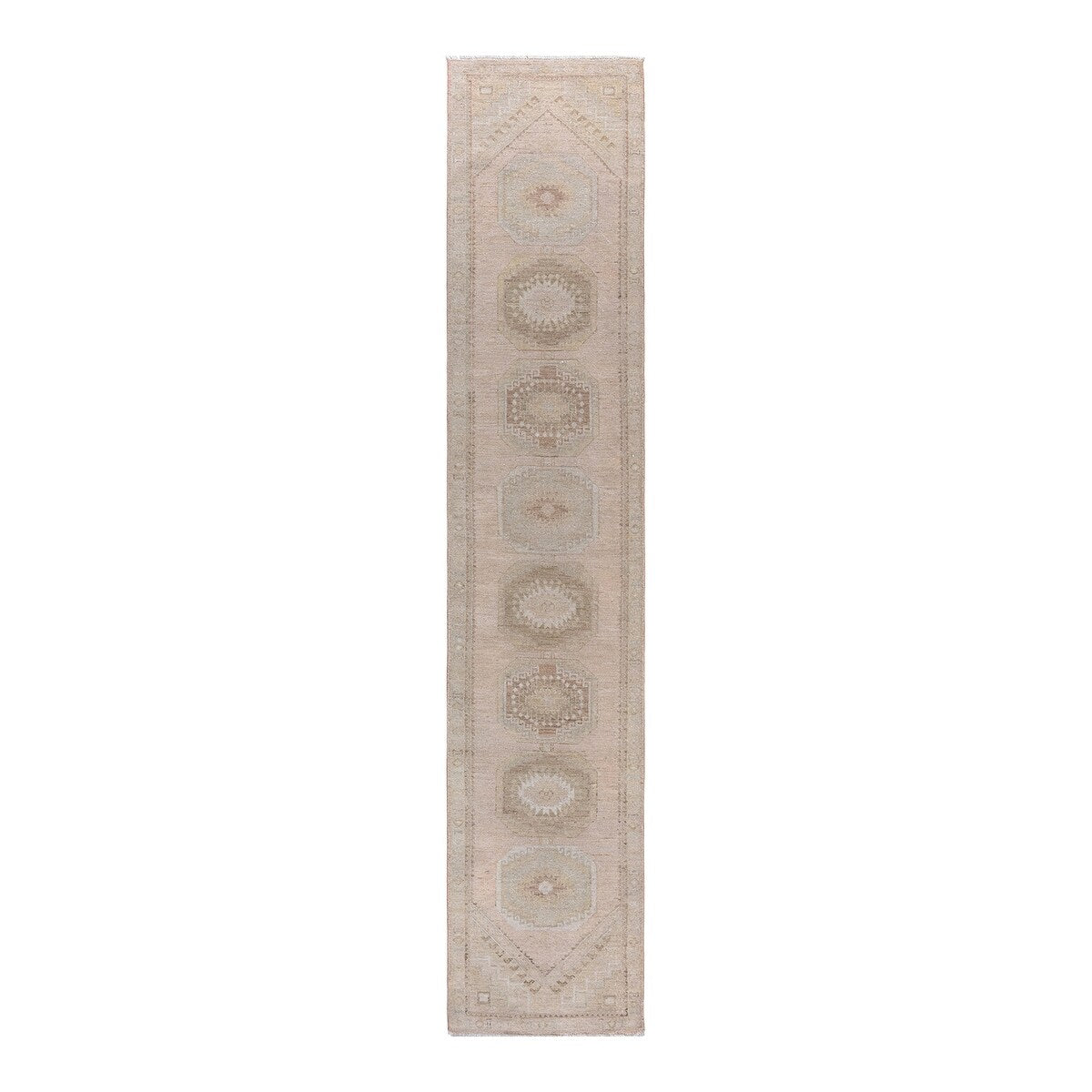 One of a Kind Hand Knotted Traditional Tribal Traditional Area Rug - 1