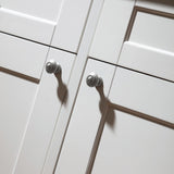 OVE Decors Archer 54 in.Soft White Kitchen Island with Carrara Marble Countertop with Drawers