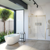 OVE Decors Ayago 59 in. Seamless White Acrylic Freestanding Oval Bathtub