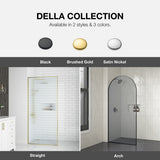 OVE Decors Della 36 in. Arch Shower Panel Tinted Brushed Gold - 36 inches