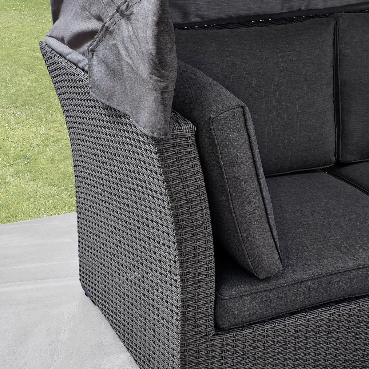 OVE Decors Long Island 5-Piece Multi Configuration Daybed in Gray