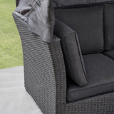 OVE Decors Long Island 5-Piece Multi Configuration Daybed in Gray