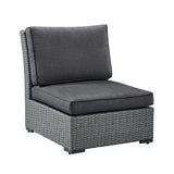 OVE Decors Long Island 5-Piece Multi Configuration Daybed in Gray