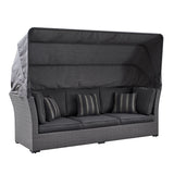 OVE Decors Long Island 5-Piece Multi Configuration Daybed in Gray