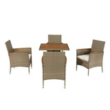OVE Decors Mason 5-Piece Outdoor Patio Dining Furniture All-Weather Resistant Set
