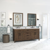 OVE Decors Tahoe 72 in. Almond Latte Vanity with 2 Mirrors included
