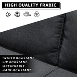 OVIOS Patio Outdoor Grey Wicker Loveseat