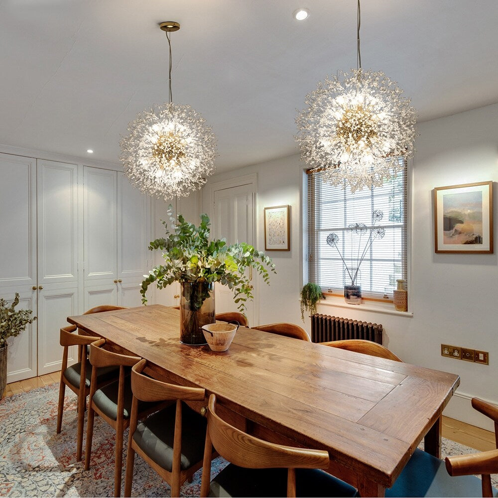 OYIPRO Modern Firework Sputnik Chandelier Crystal Pendant Lighting
