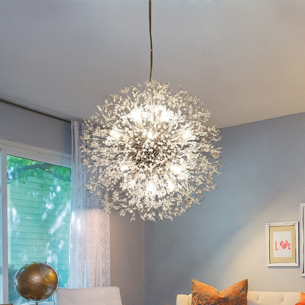 OYIPRO Modern Firework Sputnik Chandelier Crystal Pendant Lighting