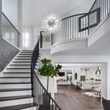 OYIPRO Modern Firework Sputnik Chandelier Crystal Pendant Lighting