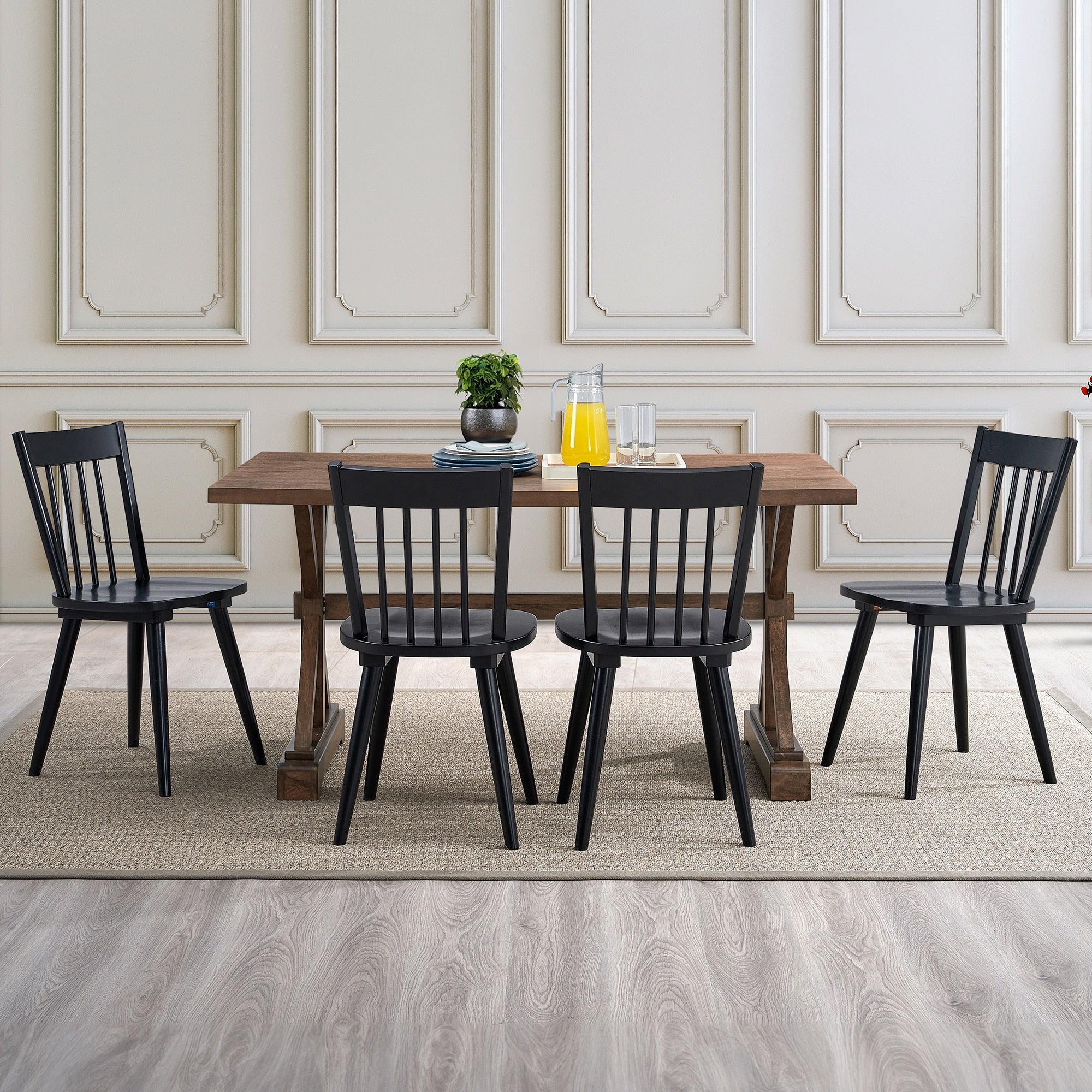 Amazon.com - ONEVOG Upholstered Boucle Dining Chairs Set of