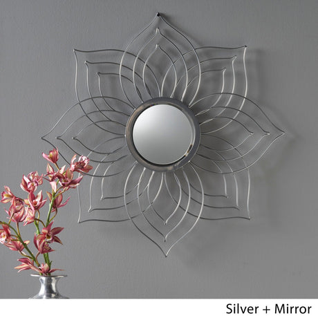 Oakley Floral Wall Mirror by Christopher Knight Home