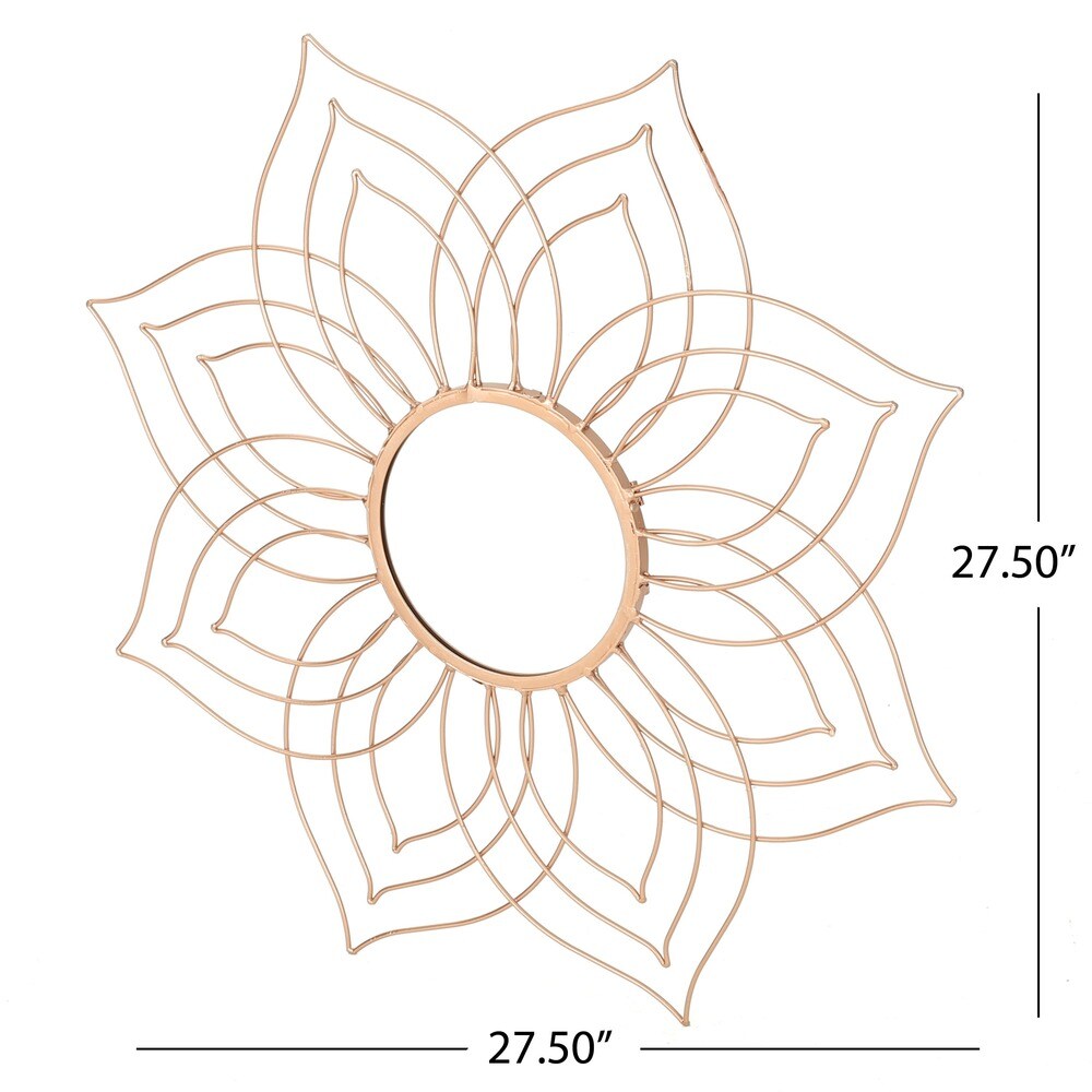 Oakley Floral Wall Mirror by Christopher Knight Home