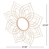 Oakley Floral Wall Mirror by Christopher Knight Home