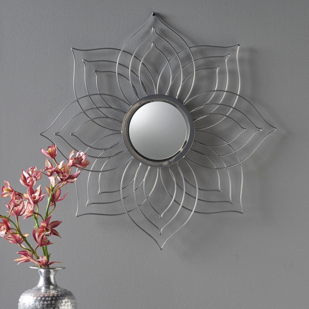 Oakley Floral Wall Mirror by Christopher Knight Home
