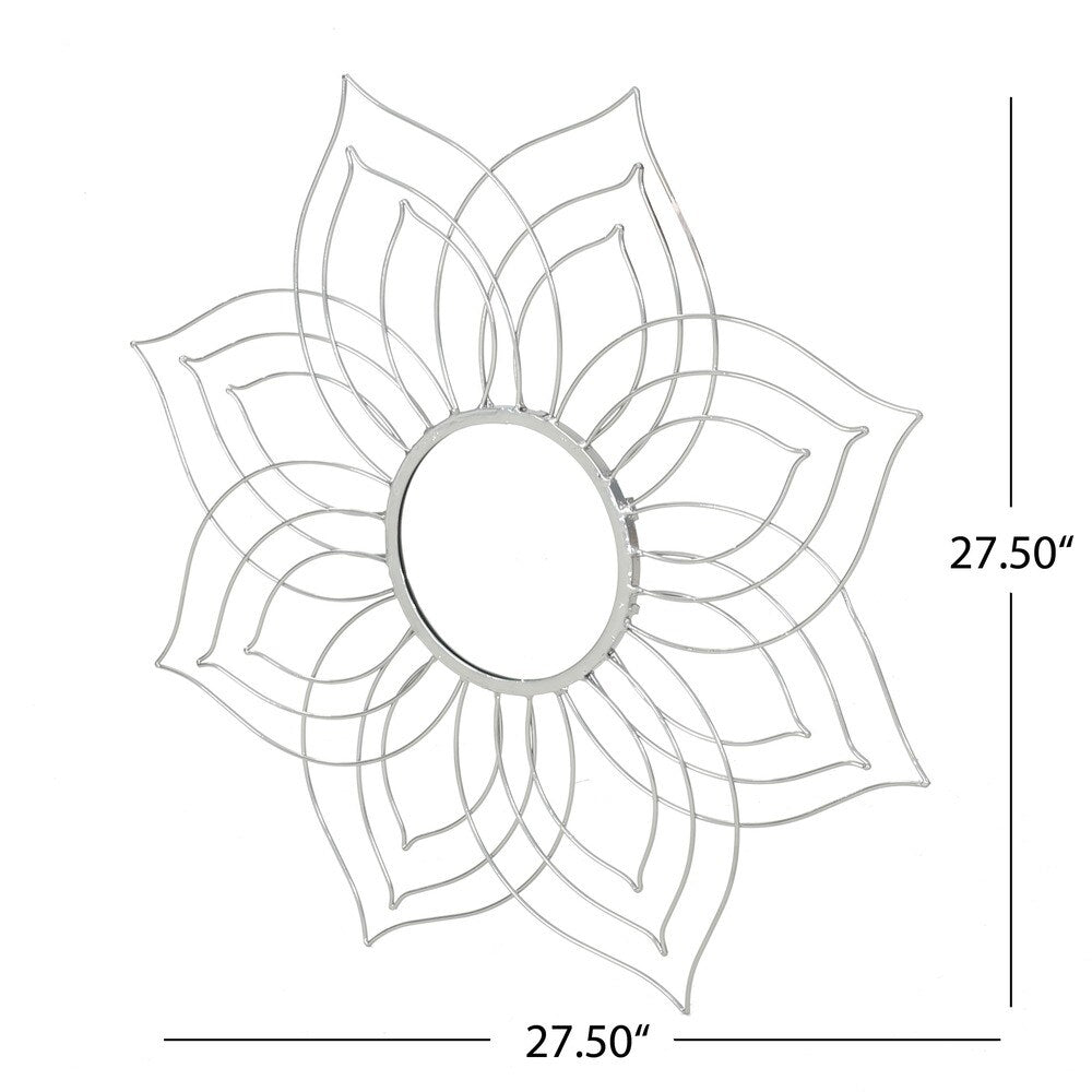 Oakley Floral Wall Mirror by Christopher Knight Home
