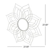 Oakley Floral Wall Mirror by Christopher Knight Home