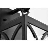 Oaklyn 1 Light Medium Wall Lantern Matte Black with Clear Glass