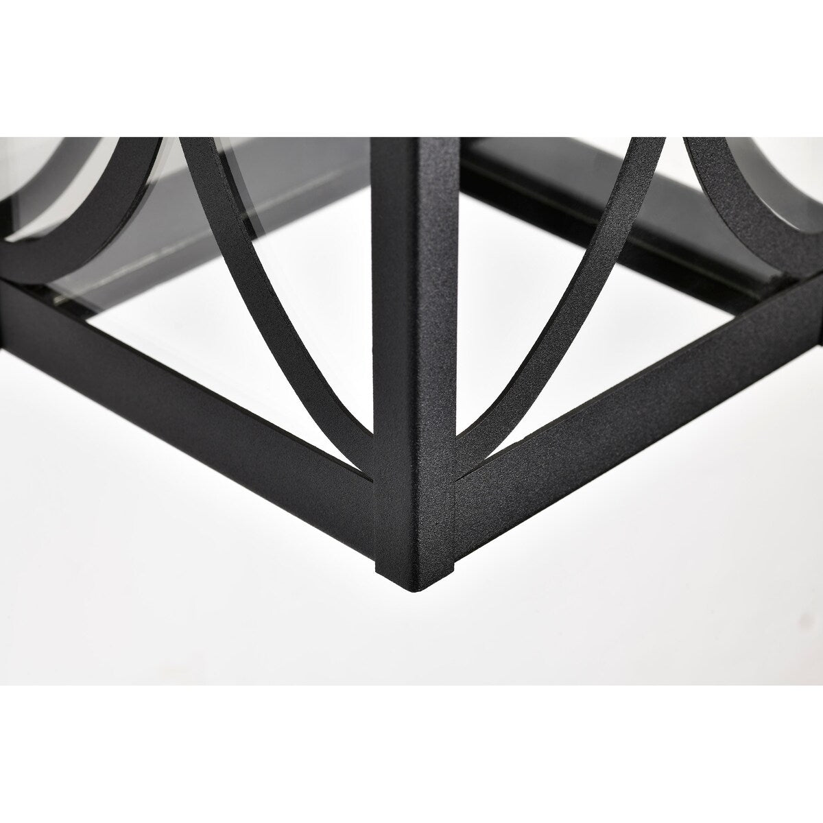 Oaklyn 1 Light Medium Wall Lantern Matte Black with Clear Glass