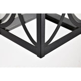 Oaklyn 1 Light Medium Wall Lantern Matte Black with Clear Glass