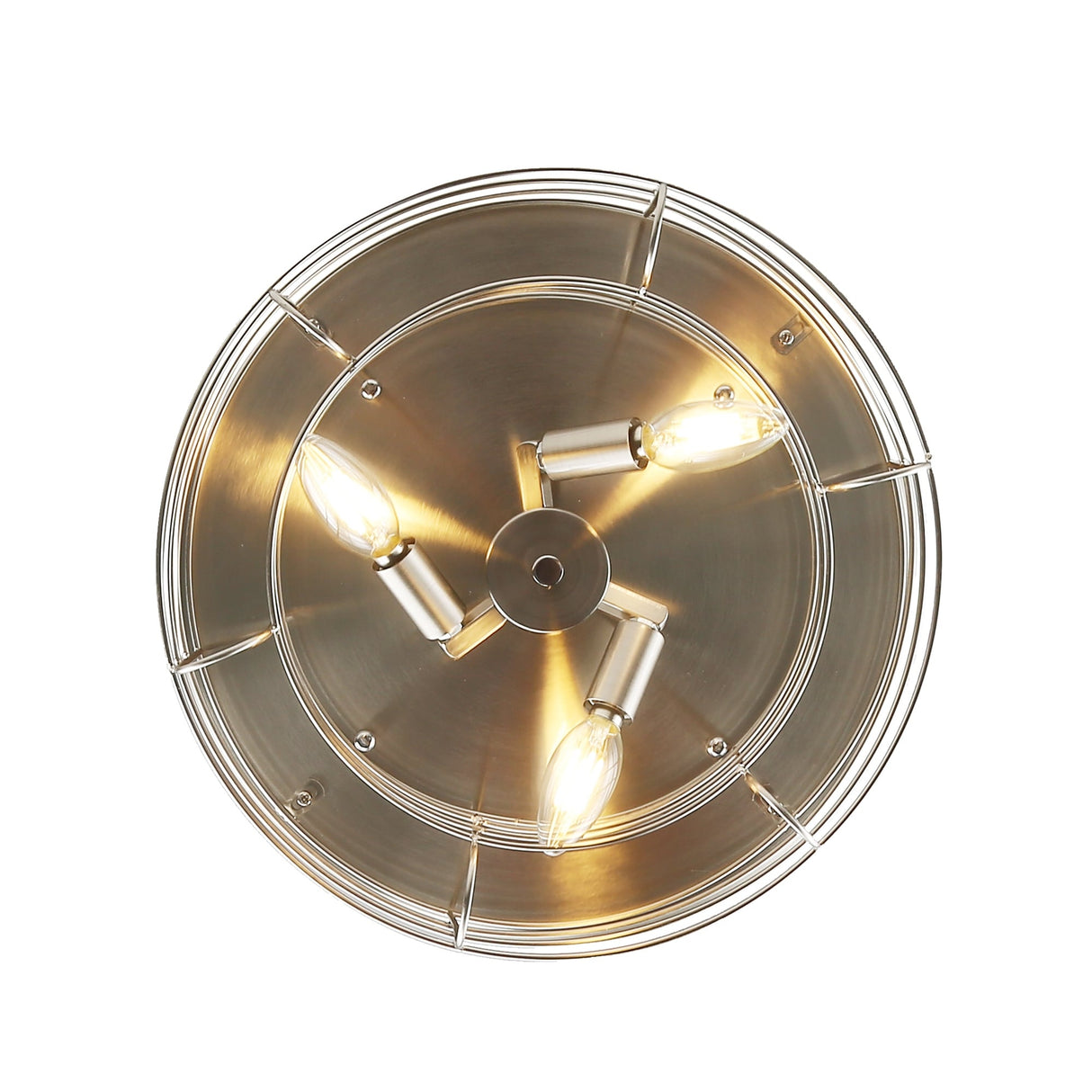 Oaks Aura 42-In Industrial 3-blade retractable Ceiling Fan with Remote Control