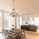 Oaks Aura Rustic Wood Pendant Light Kitchen Island Light, Farmhouse Hallway Chandelier, Dining Pendant Light