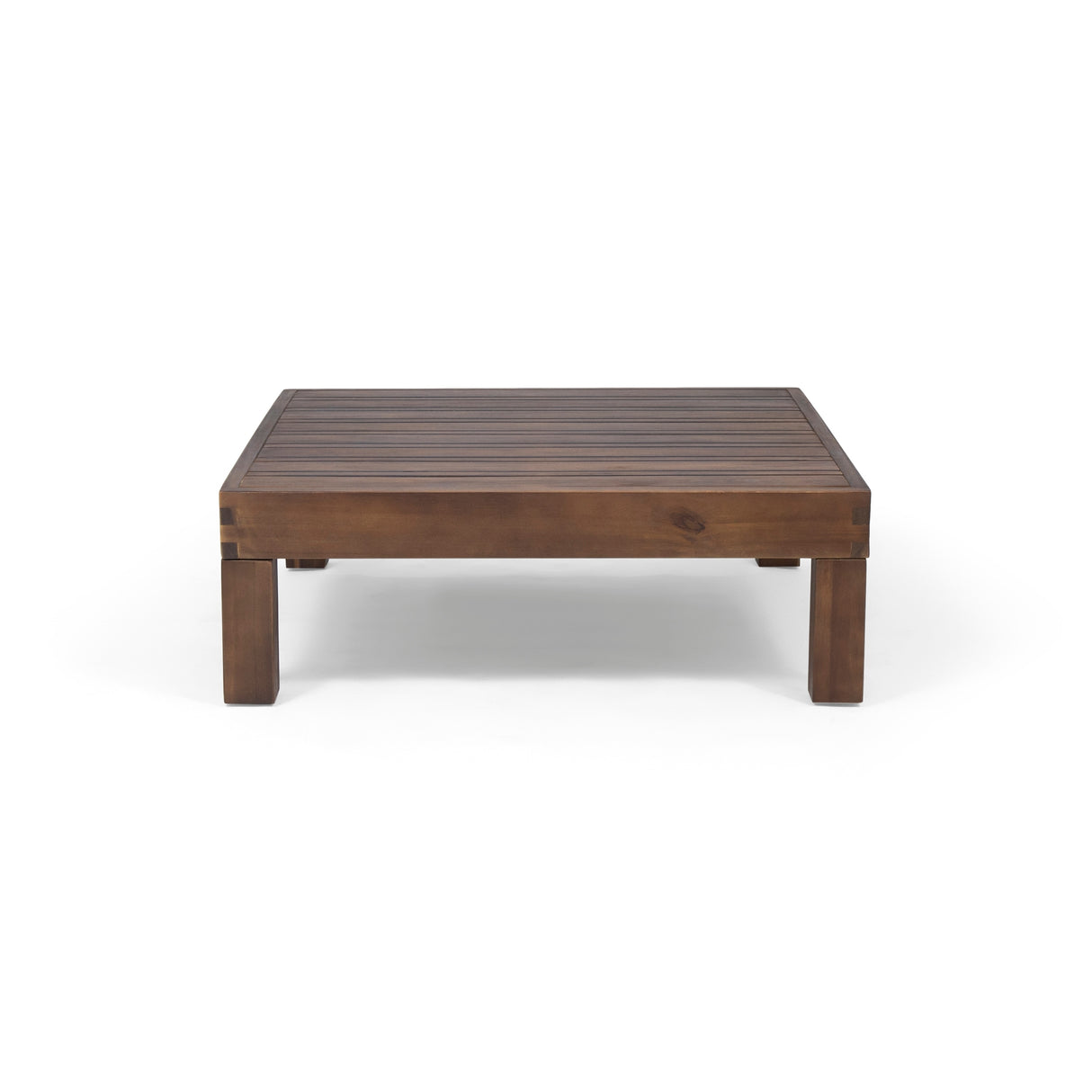 Oana Outdoor 8-Seater Acacia Wood U-Shaped Sectional Sofa Set with Coffee Table by Christopher Knight Home