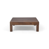 Oana Outdoor 8-Seater Acacia Wood U-Shaped Sectional Sofa Set with Coffee Table by Christopher Knight Home