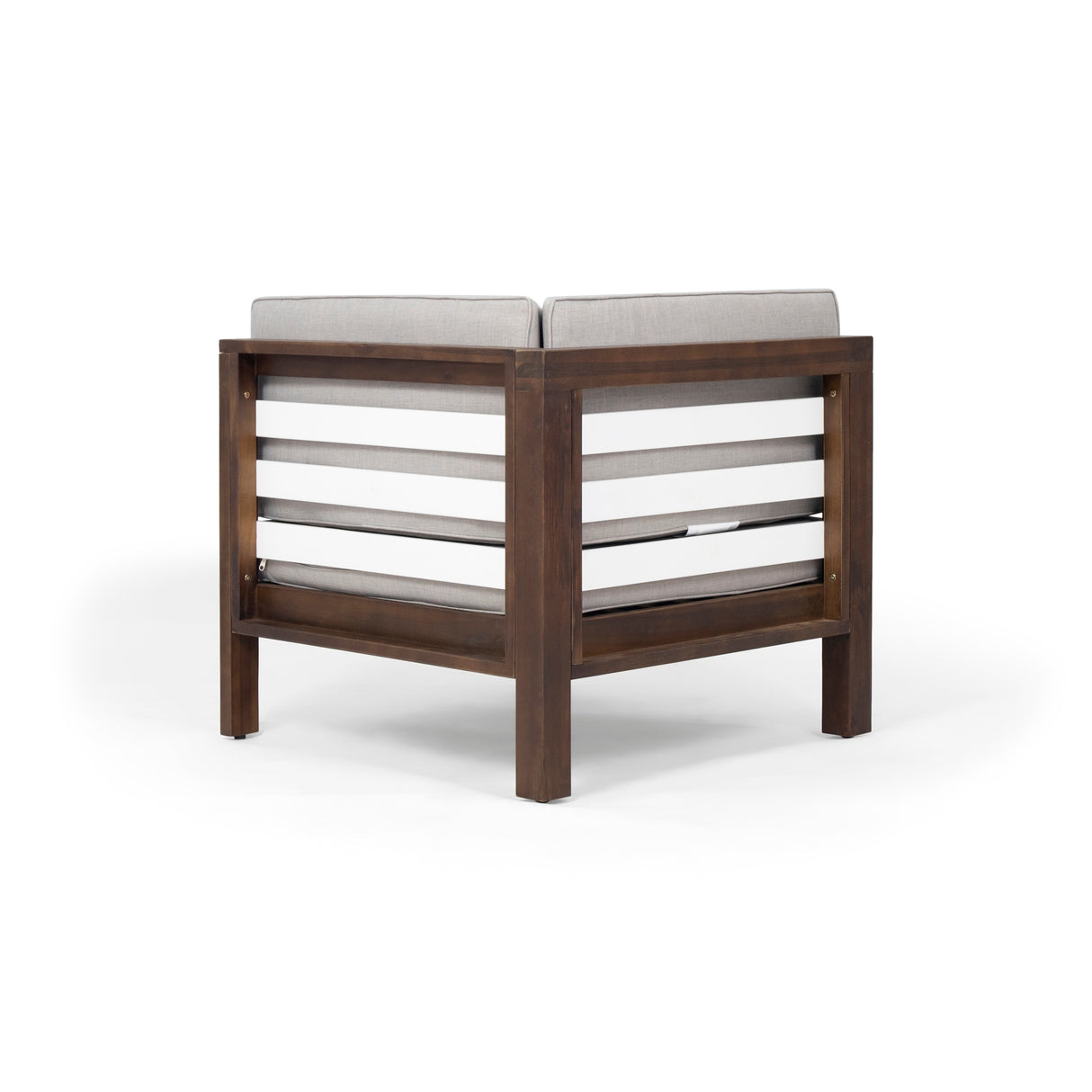 Oana Outdoor 8-Seater Acacia Wood U-Shaped Sectional Sofa Set with Coffee Table by Christopher Knight Home