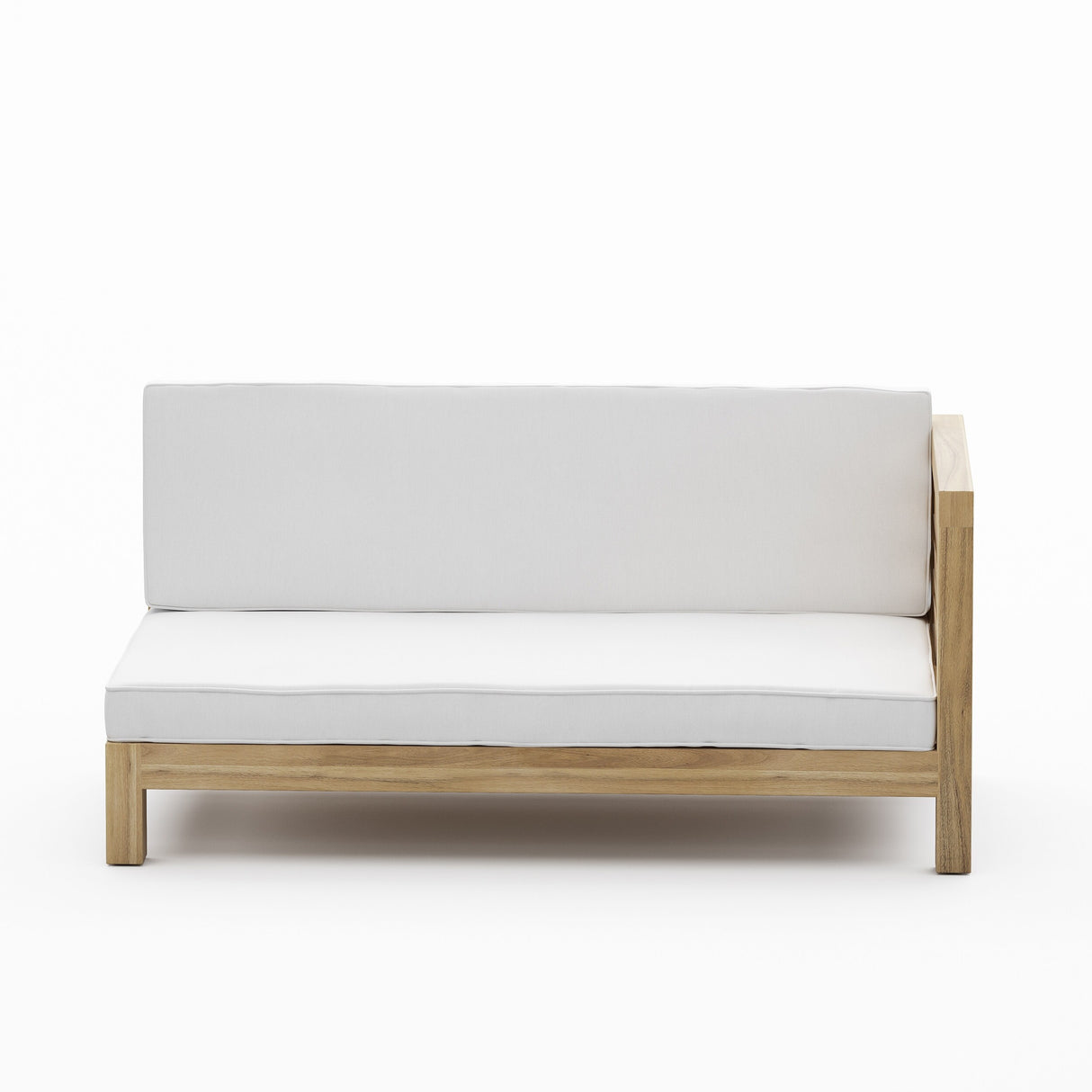 Oana Outdoor Teak 5 Seater Sectional Set with Coffee Table by Christopher Knight Home