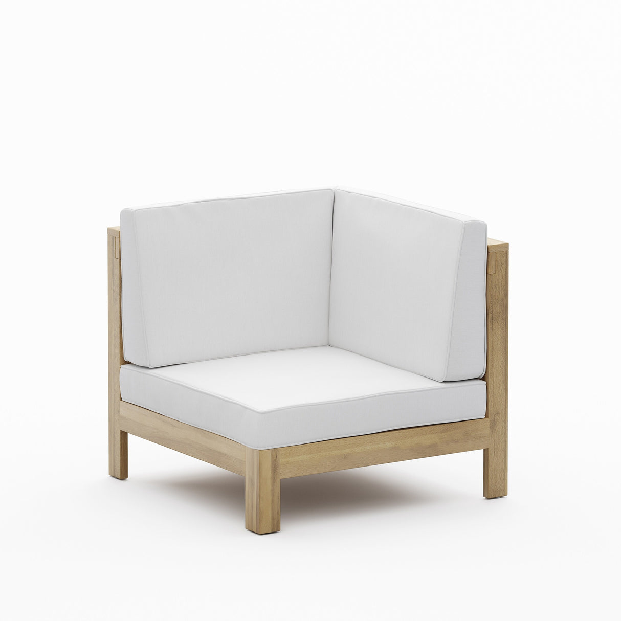Oana Outdoor Teak 5 Seater Sectional Set with Coffee Table by Christopher Knight Home