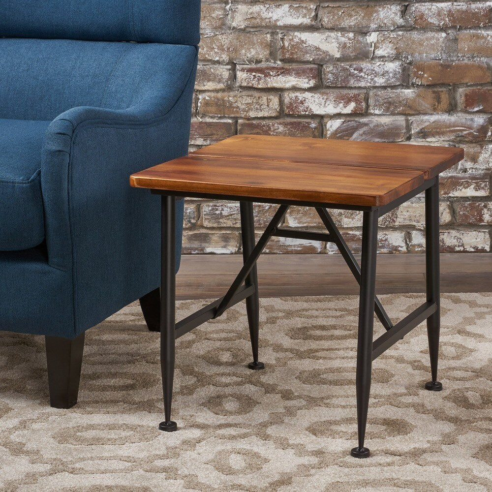 Ocala Acacia Wood End Table by Christopher Knight Home