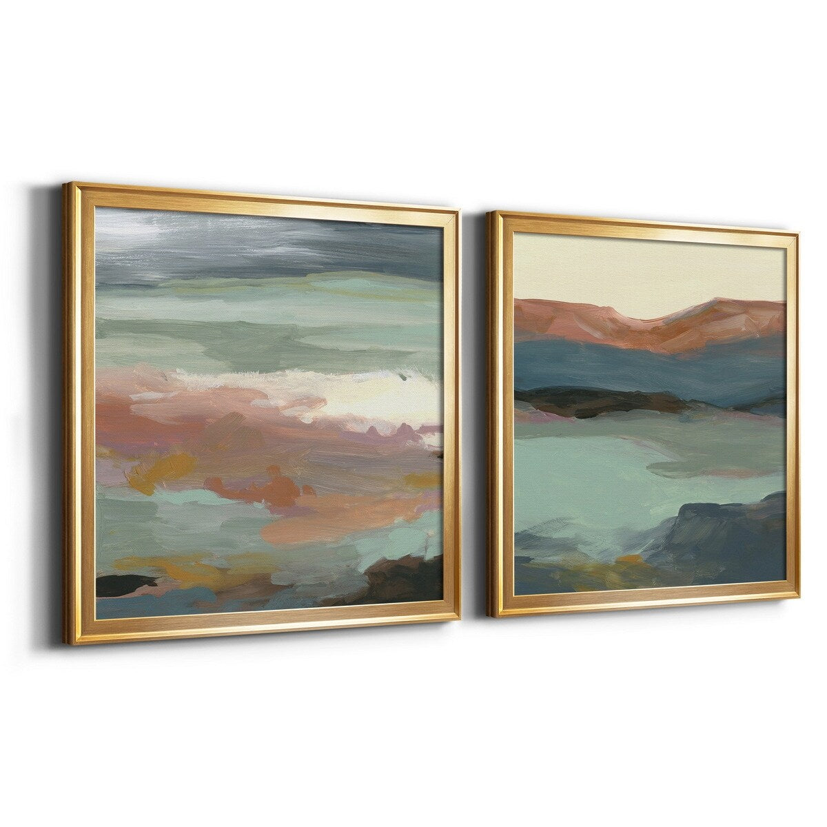 Ocean Bluffs-Premium Framed Canvas - Ready to Hang - Multi-Color