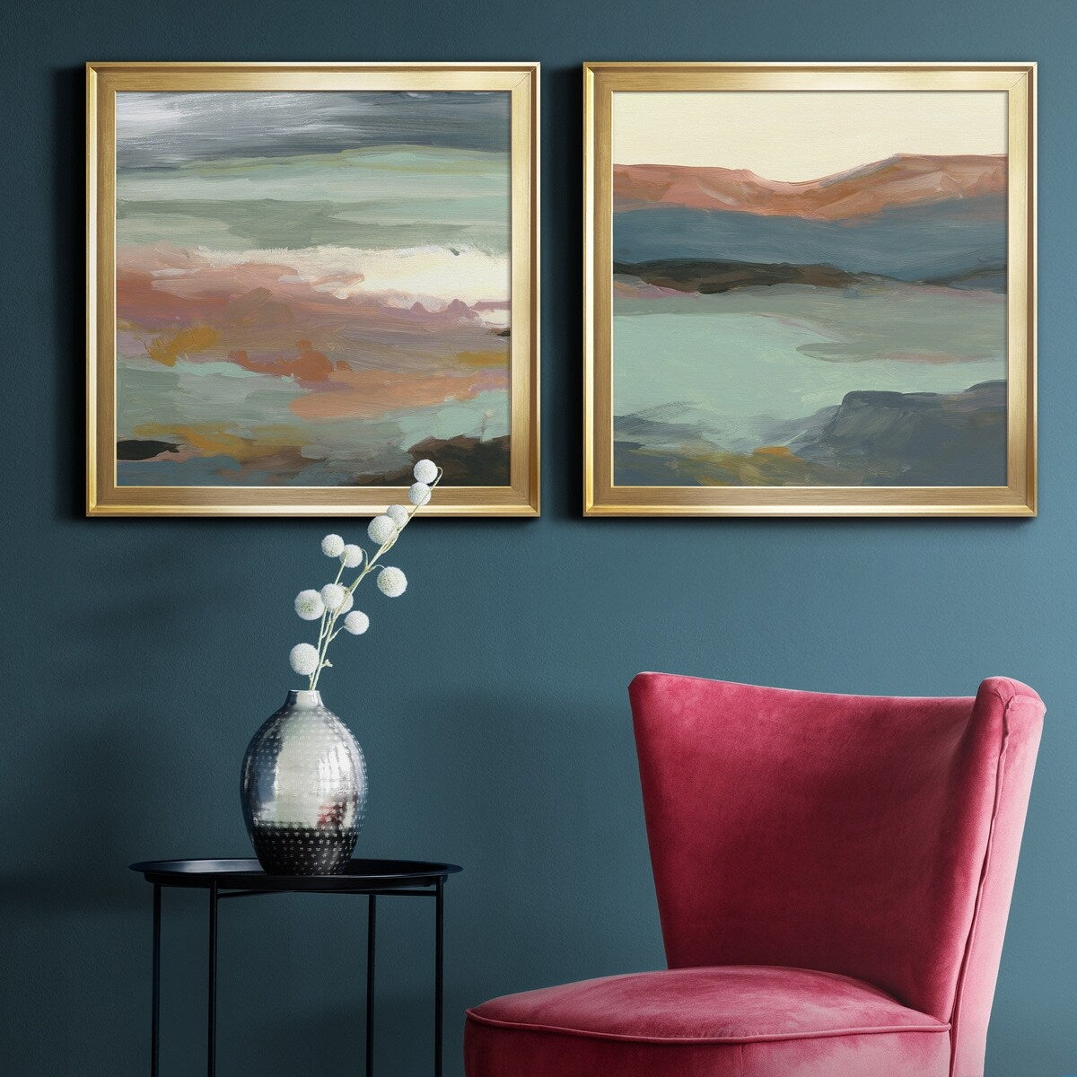 Ocean Bluffs-Premium Framed Canvas - Ready to Hang - Multi-Color