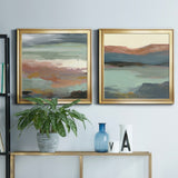 Ocean Bluffs-Premium Framed Canvas - Ready to Hang - Multi-Color