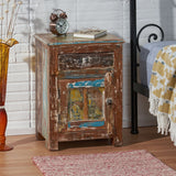 Offerman Indoor Wood Handcrafted Nightstand by Christopher Knight Home