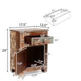 Offerman Indoor Wood Handcrafted Nightstand by Christopher Knight Home