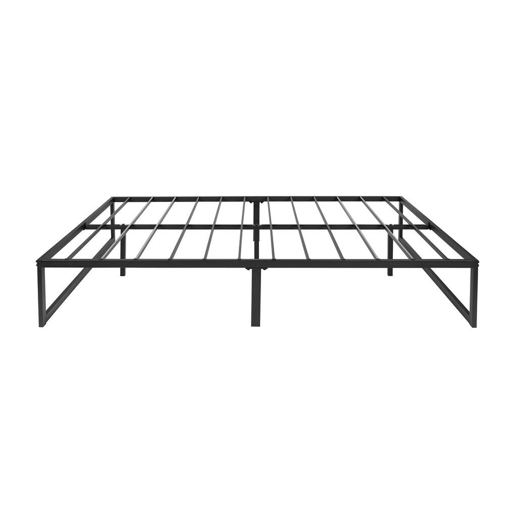 Offex 14" Bed Frame w/ 12" Memory Foam Pocket Spring Mattress - Full