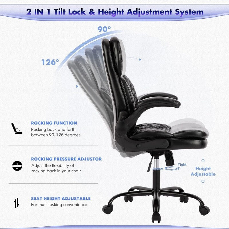 Office Chair Executive Computer Chair Black