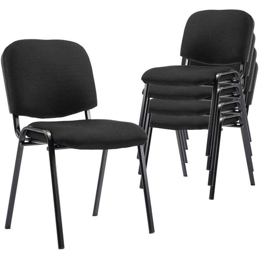 Office Chairs Armless 5 Pack Mesh Reception Desk Chairs